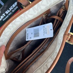 Michael Kors Brown and Cream Women's Bag
